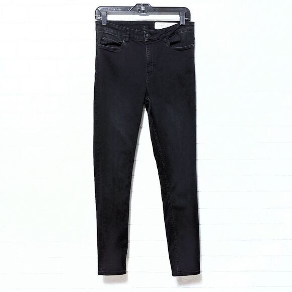 ESMARA Black Super Skinny High Rise Jeans 10 - Picture 1 of 9